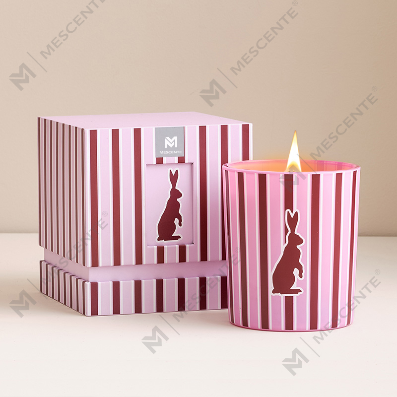 M&Scent grosir stoples kaca wewangian rumah mewah kustom lilin lilin kedelai beraroma