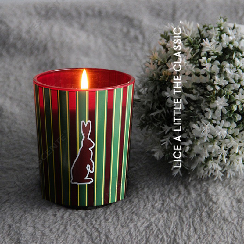 M&Scent grosir stoples kaca wewangian rumah mewah kustom lilin lilin kedelai beraroma