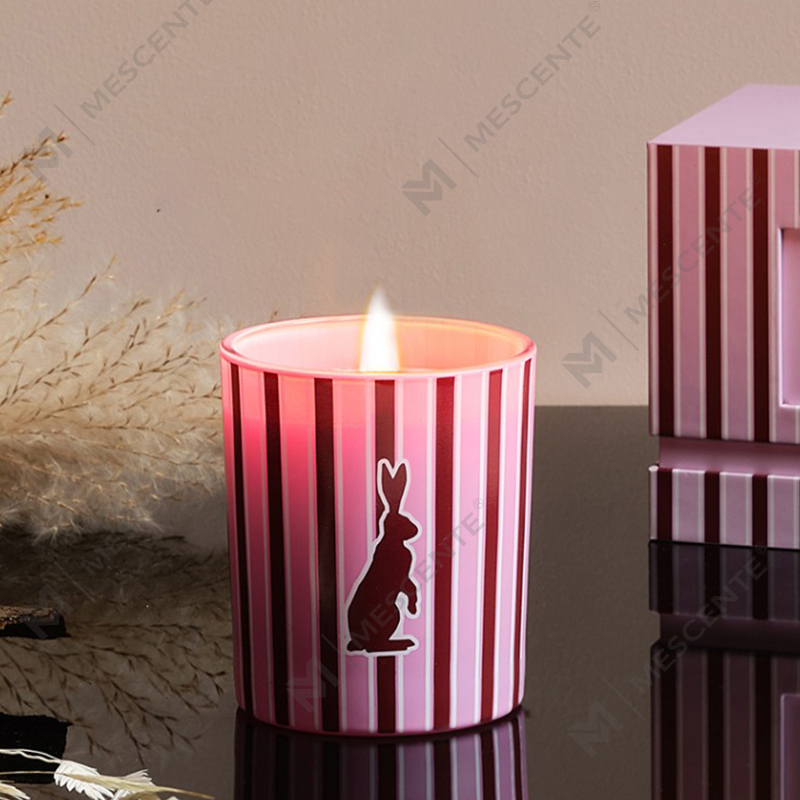 M&Scent grosir stoples kaca wewangian rumah mewah kustom lilin lilin kedelai beraroma