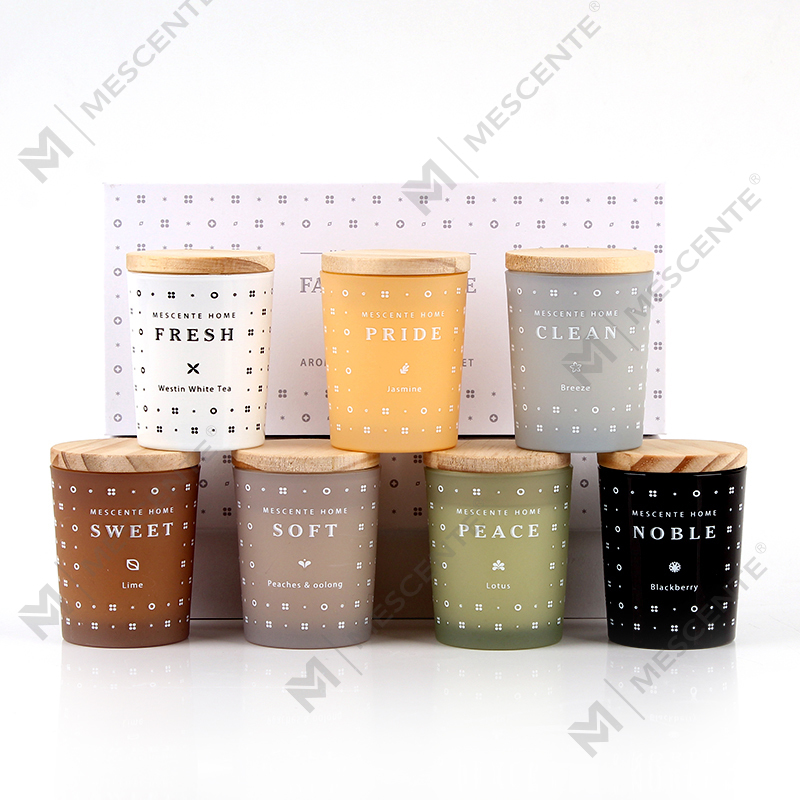 M23352 3 Pak Set Lilin Beraroma Aromaterapi Lilin Kedelai Rumah Tangga