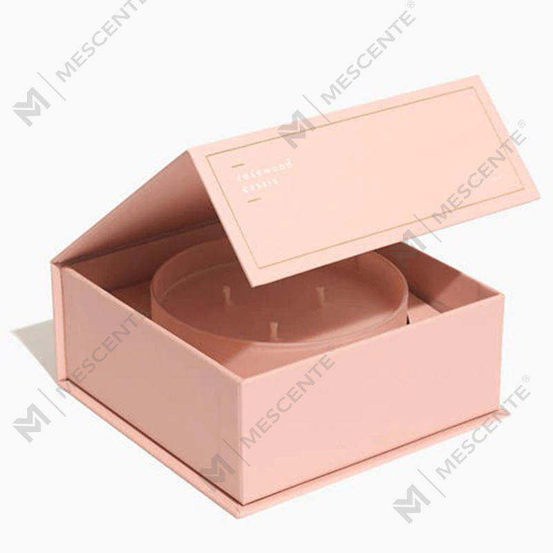 M&S cent Lilin Wangi 3 Sumbu Besar Mewah Dengan Tutup Kayu