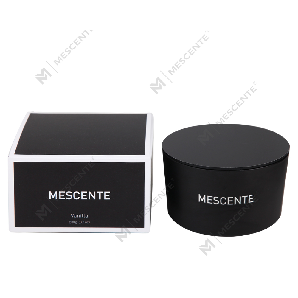 Toples Kaca Label Pribadi Grosir Mescente 3 Sumbu 100% Lilin Beraroma Kedelai
