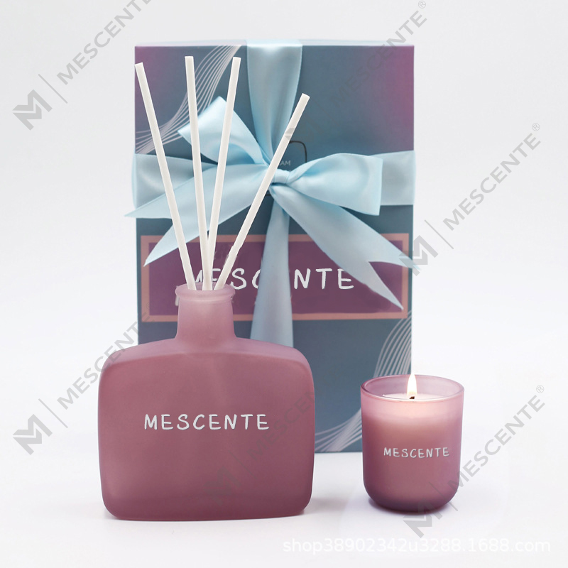 Set Kado Penyebar Lilin dan Buluh, Penyebar Aroma Lilin Beraroma