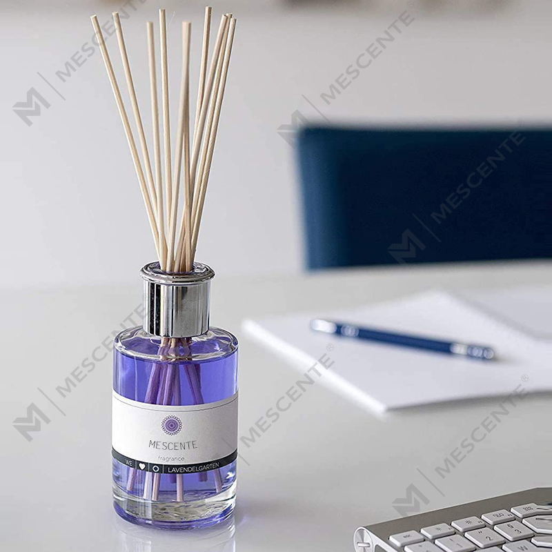 M&Scent Mewah Kustom Bunga Botol Besar Label Pribadi Diffuser Buluh Cair Dengan Kotak Hadiah
