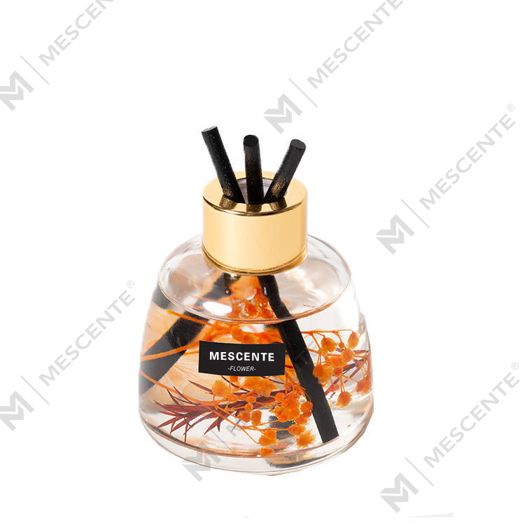Botol Putih Mini Parfum Bunga Minyak Penyebar Aroma Buluh, Set Kado Penyebar Buluh Thailand Wangi