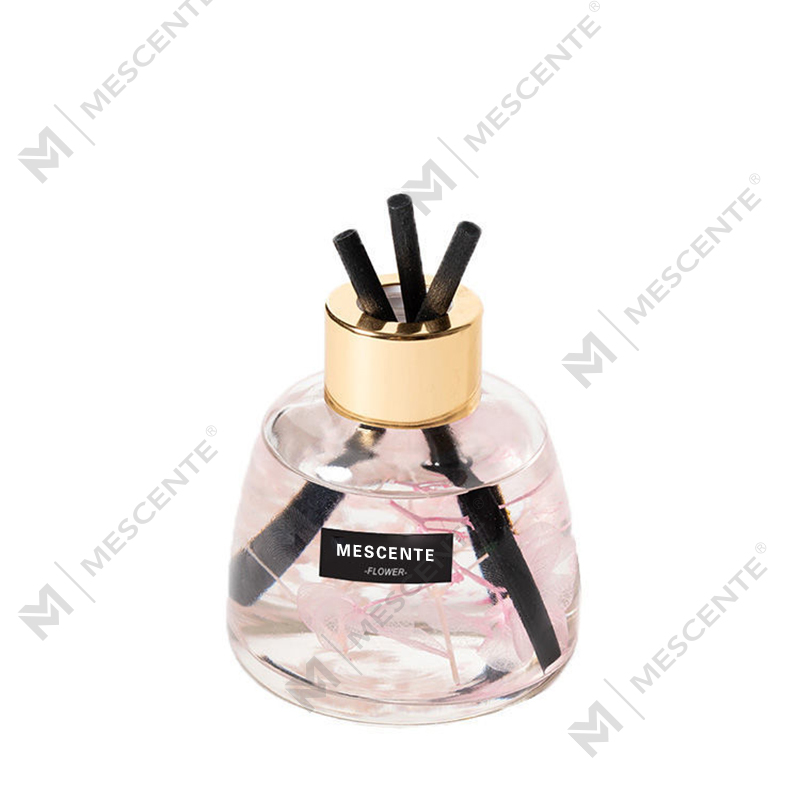 Botol Putih Mini Parfum Bunga Minyak Penyebar Aroma Buluh, Set Kado Penyebar Buluh Thailand Wangi