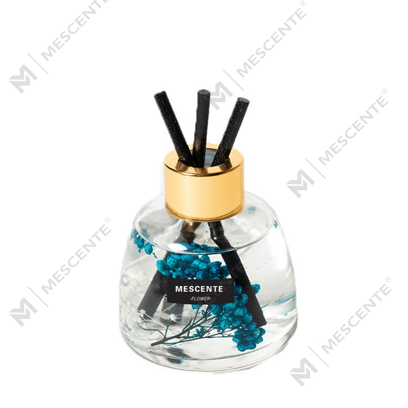 Botol Putih Mini Parfum Bunga Minyak Penyebar Aroma Buluh, Set Kado Penyebar Buluh Thailand Wangi
