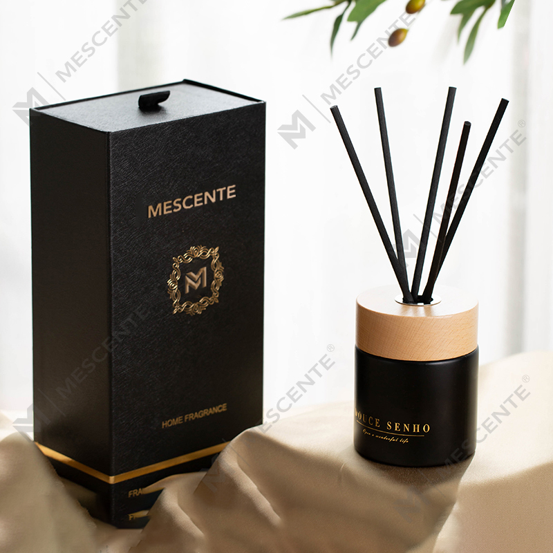 M&Scent Botol Hitam Parfum Minyak Penyebar Aroma Buluh, Set Hadiah Pengharum Buluh Thailand