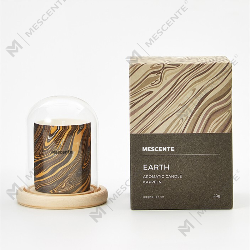 M&Scent Grosir Murah Disesuaikan Mewah Label Pribadi Pilar Lilin Kedelai Beraroma Lilin Aroma Sumbu Kayu