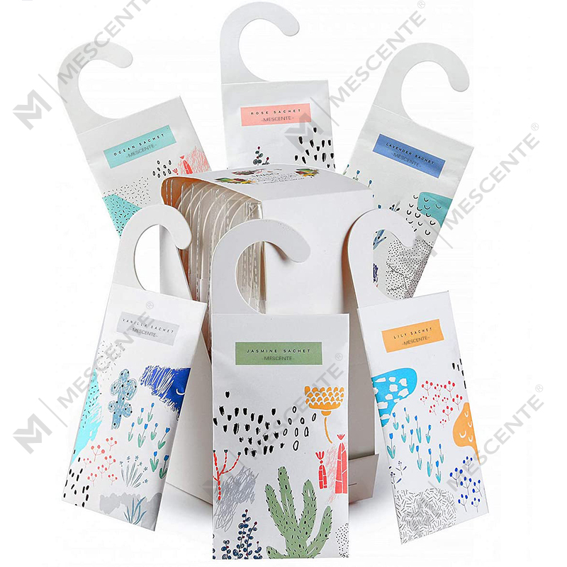 M&Scent Desain Baru Sesuaikan Tas Sachet Beraroma Gantung, Sachet Beraroma Lemari Pakaian