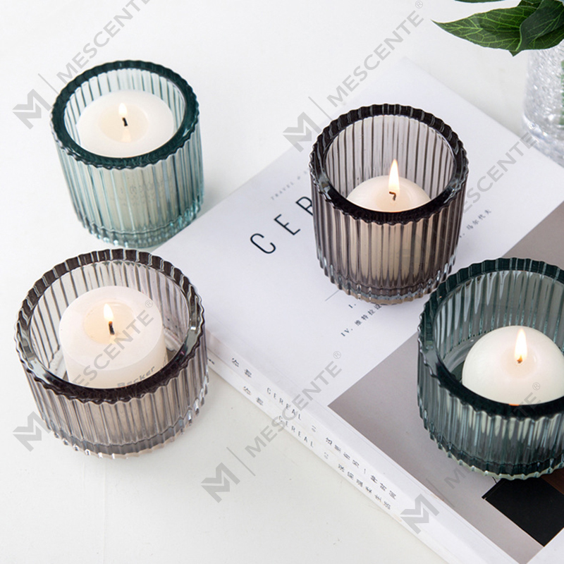 Tempat Lilin Kristal Kaca Dekorasi Mewah M&Scent, Tempat Lilin dalam Jumlah Besar
