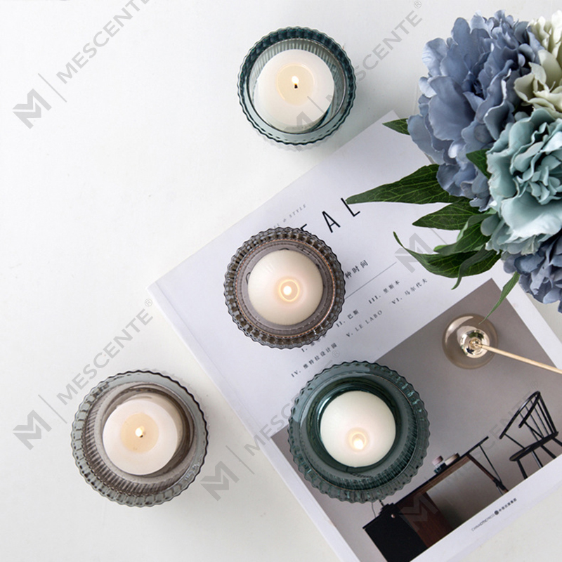 Tempat Lilin Kristal Kaca Dekorasi Mewah M&Scent, Tempat Lilin dalam Jumlah Besar