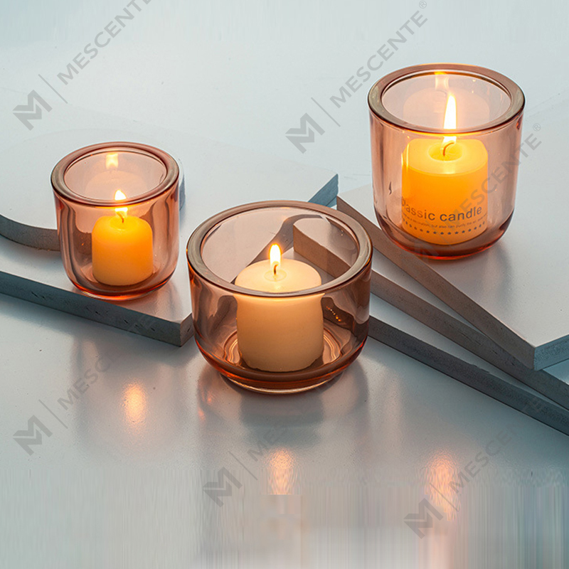 Kaca kristal dekoratif M&Scent Deluxe, tempat lilin dalam jumlah besar