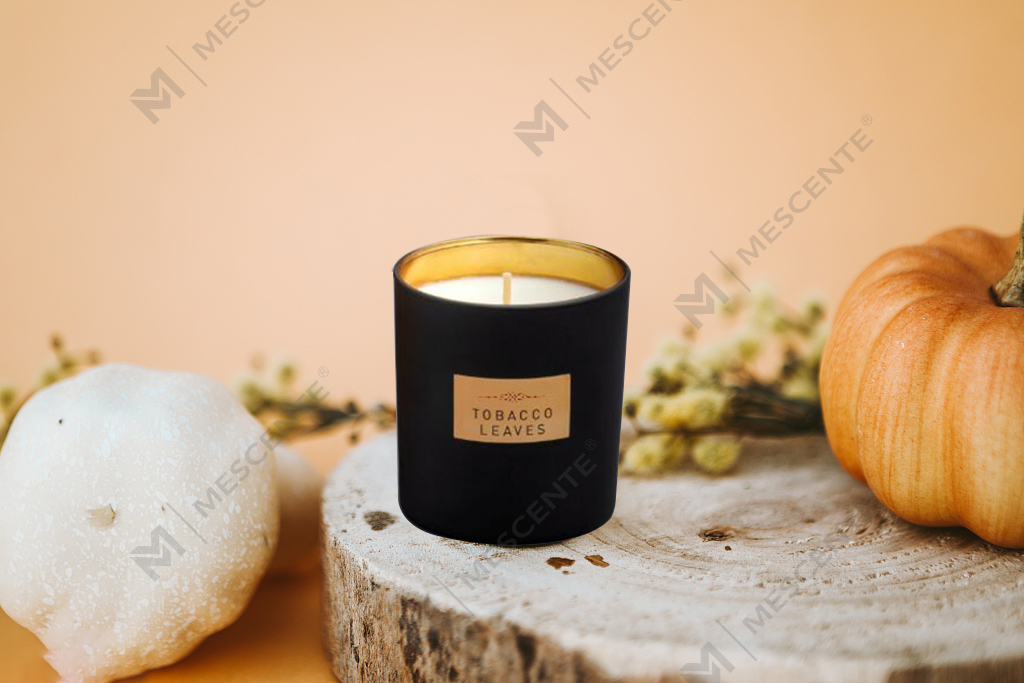 Lilin kedelai beraroma kaca cermin kapasitas besar 540g