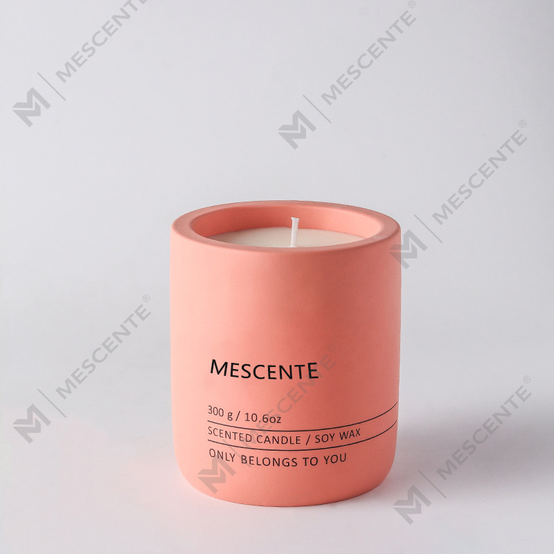 M&Scent Pijat Mewah Dekoratif yang Disesuaikan Label Pribadi Kristal Keramik Lilin Lilin Kedelai Beraroma Woodwick