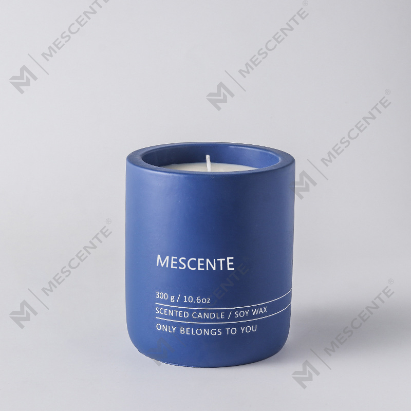 M&Scent Pijat Mewah Dekoratif yang Disesuaikan Label Pribadi Kristal Keramik Lilin Lilin Kedelai Beraroma Woodwick