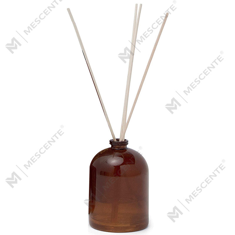 M&Scent Mewah Kustom Botol Kaca Rose Gold Besar Bunga Label Pribadi Diffuser Buluh Cair Dengan Kotak Hadiah