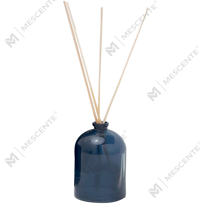 M&Scent Mewah Kustom Botol Kaca Rose Gold Besar Bunga Label Pribadi Diffuser Buluh Cair Dengan Kotak Hadiah