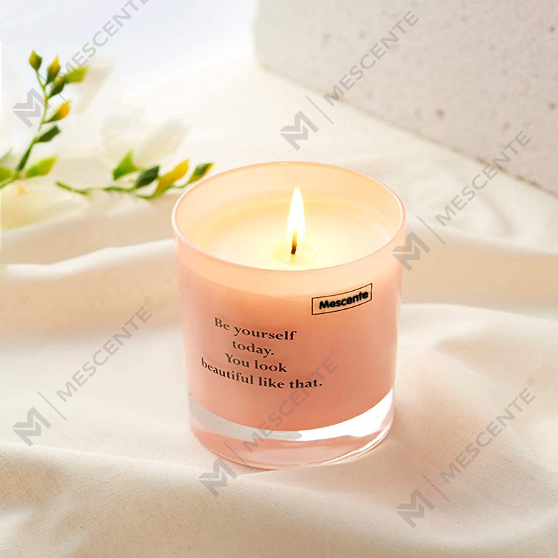 M&Scent Grosir Label Pribadi Toples Mewah Lilin Lilin Kedelai