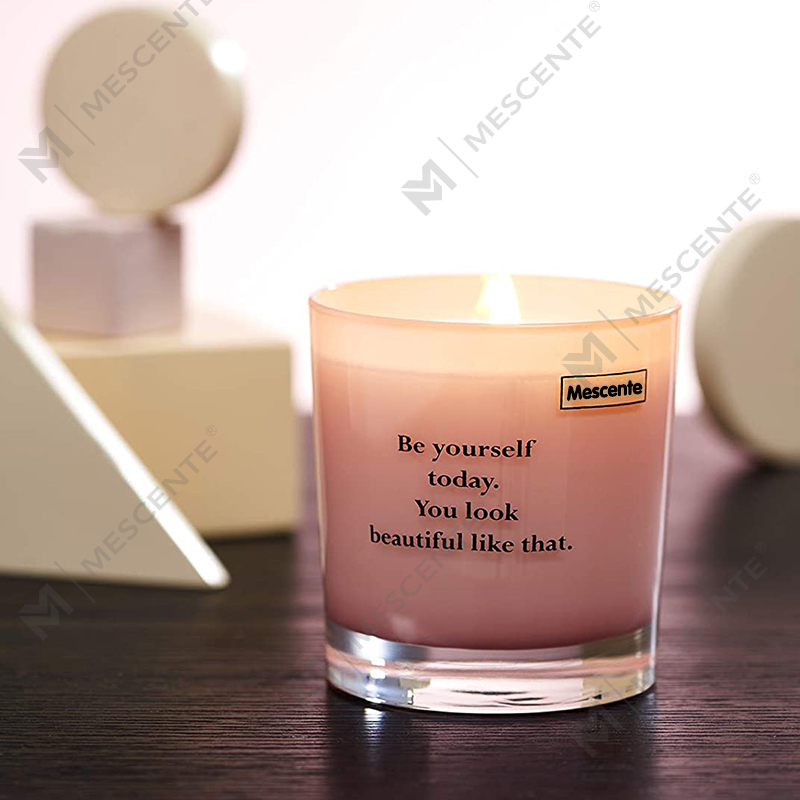 M&Scent Grosir Label Pribadi Toples Mewah Lilin Lilin Kedelai