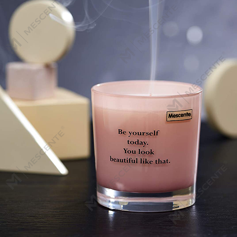 M&Scent Grosir Label Pribadi Toples Mewah Lilin Lilin Kedelai