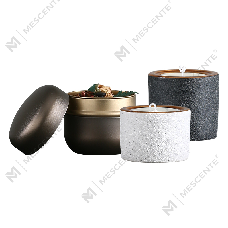 M&Scent Lilin Lilin Kedelai Beraroma Woodwick Label Pribadi Mewah Dekoratif yang Disesuaikan