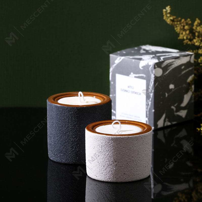 M&Scent Lilin Lilin Kedelai Beraroma Woodwick Label Pribadi Mewah Dekoratif yang Disesuaikan