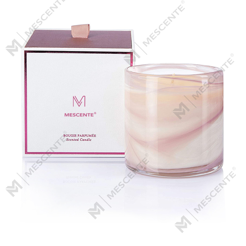 M&Scent Grosir Hadiah Lilin Beraroma Kuat Lavender Kopi Mewah Besar yang Disesuaikan Dalam Jumlah Besar