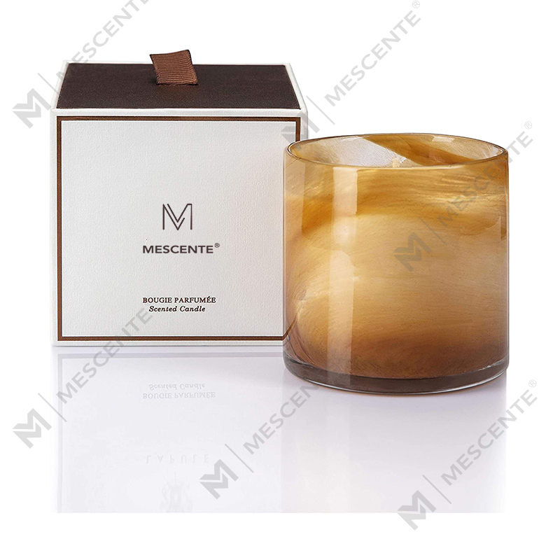M&Scent Grosir Hadiah Lilin Beraroma Kuat Lavender Kopi Mewah Besar yang Disesuaikan Dalam Jumlah Besar