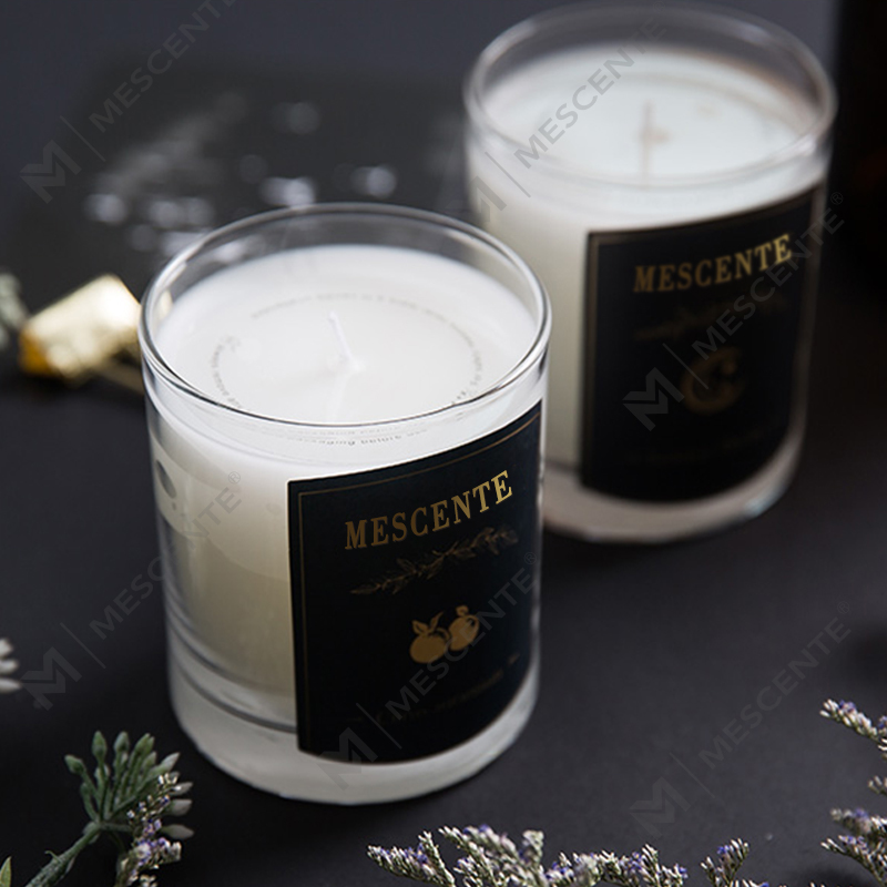 M&Scent Pijat Mewah Dekoratif yang Disesuaikan Label Pribadi Lilin Lilin Kedelai Beraroma