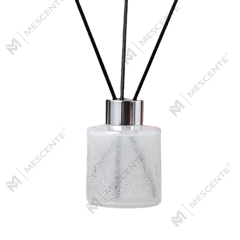 Botol reed diffuser label pribadi M&Scent dengan kotak hadiah, kemewahan reed diffuser