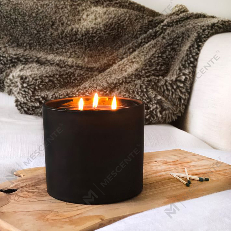 M&SCENT Natal Alami Lilin Lilin Kedelai Beraroma Toples Kaca Banyak Digunakan dengan Kotak Lipat