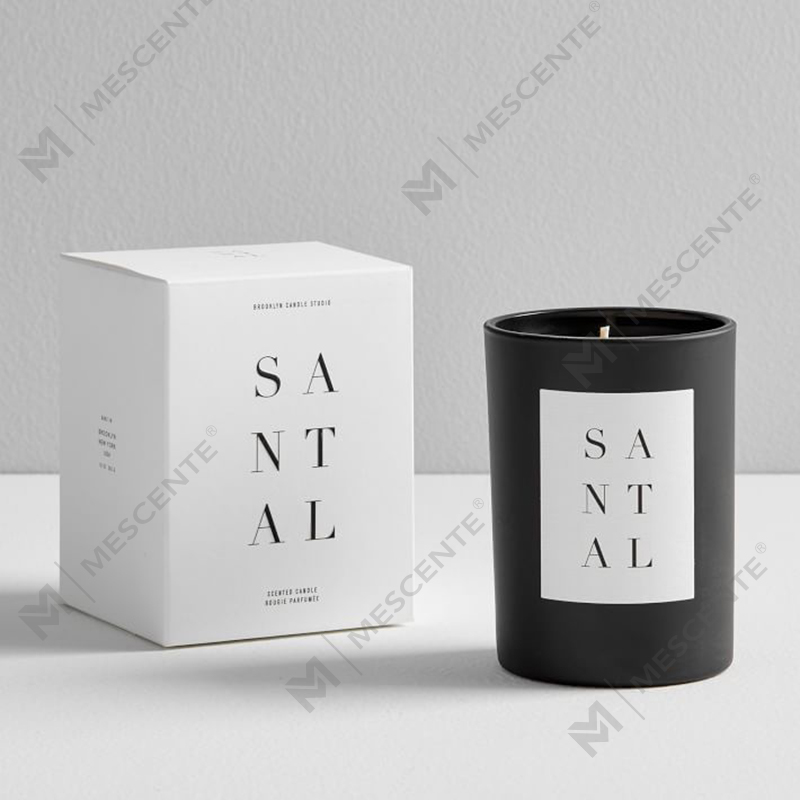 Lilin Lilin Kedelai Beraroma Toples Kaca Dekorasi Rumah Kustom
