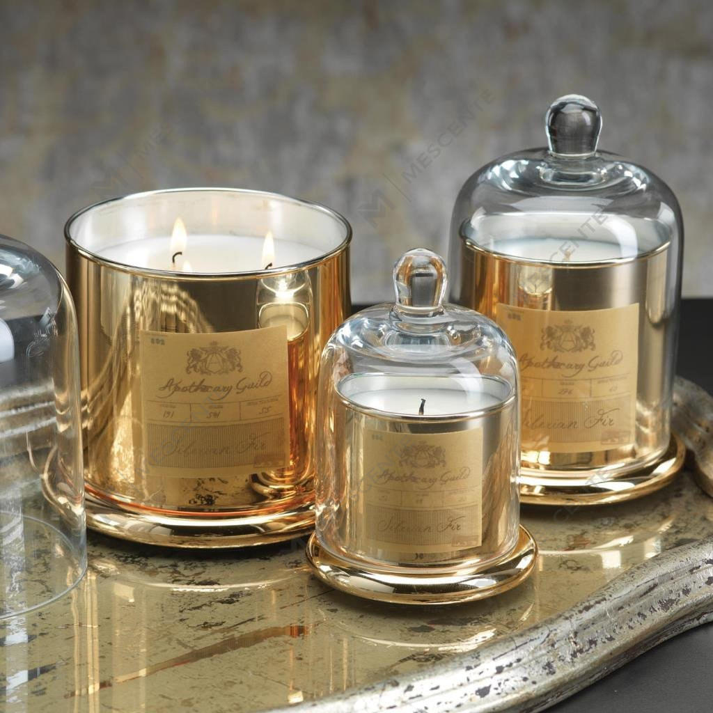 M & Aroma Dekoratif Romantis Pernikahan Bell Jar Penutup Kubah Kaca Lilin Beraroma A29275