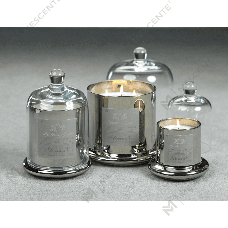 M & Aroma Dekoratif Romantis Pernikahan Bell Jar Penutup Kubah Kaca Lilin Beraroma A29275