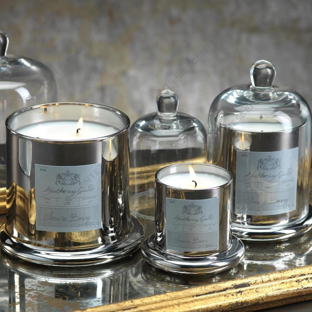 M & Aroma Dekoratif Romantis Pernikahan Bell Jar Penutup Kubah Kaca Lilin Beraroma A29275