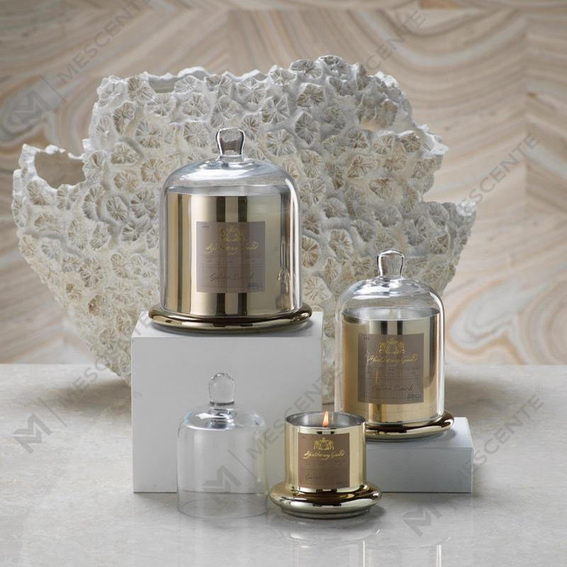 M & Aroma Dekoratif Romantis Pernikahan Bell Jar Penutup Kubah Kaca Lilin Beraroma A29275