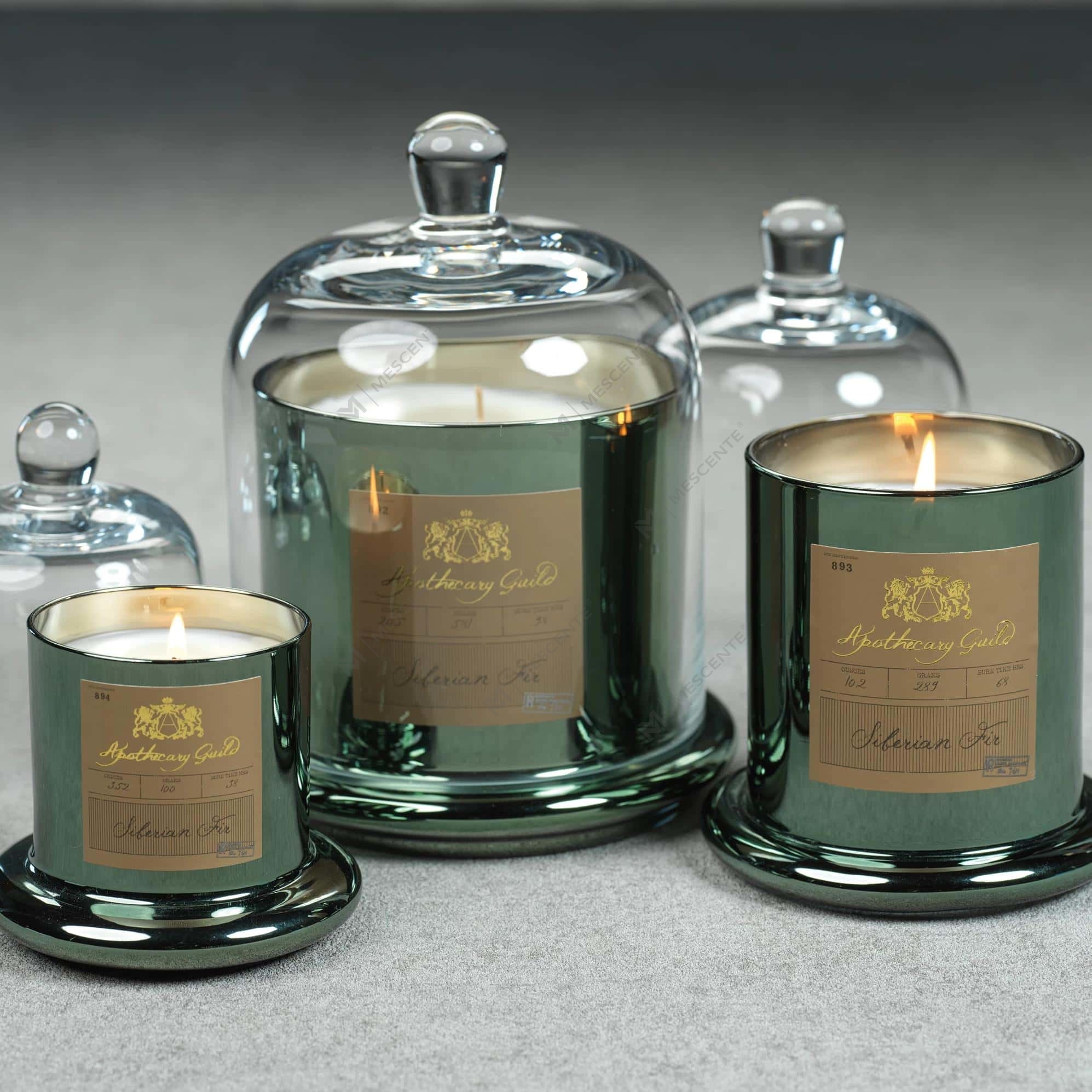 M & Aroma Dekoratif Romantis Pernikahan Bell Jar Penutup Kubah Kaca Lilin Beraroma A29275