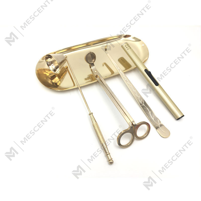 Mescente 4 In 1 Set Gayung Pemangkas Snuffer Lilin A99133-3