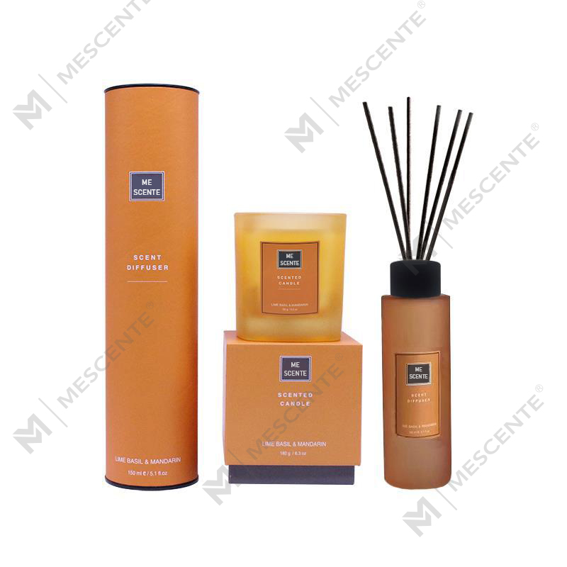 Set Kado Diffuser Buluh Pengharum Rumah 150ml Dengan Lilin Beraroma A99189