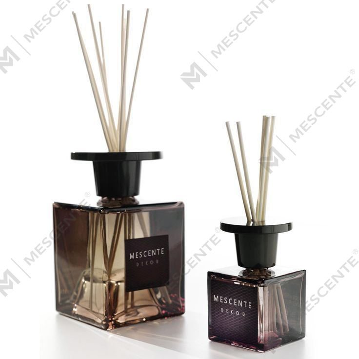 Mescente 2pk 120ml set reed diffuser dandelion putih, set reed diffuser label pribadi