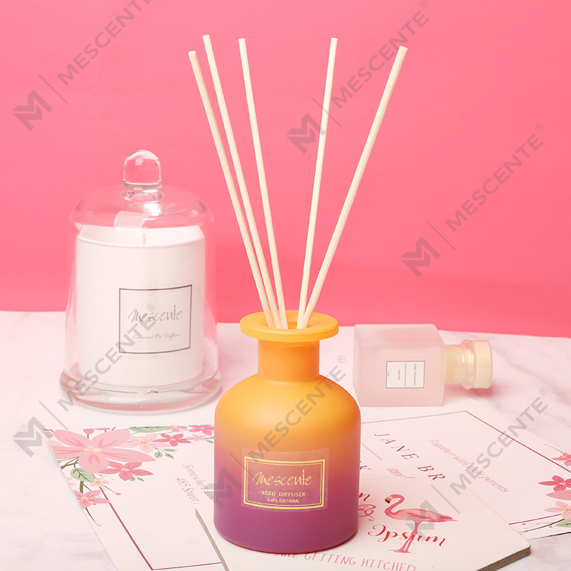 M&Scent private label botol bulat penyebar buluh wewangian rumah