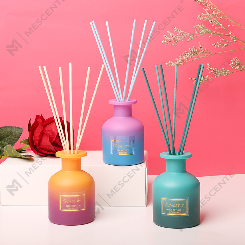 M&Scent private label botol bulat penyebar buluh wewangian rumah
