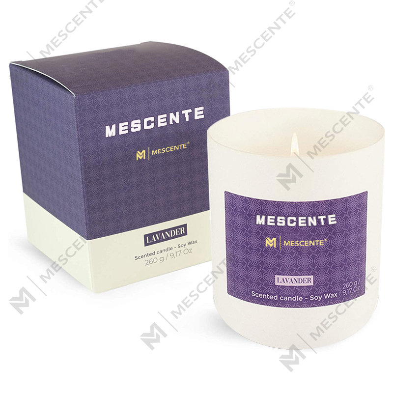 Lilin Kedelai Mini M&Scent Mason Jar, Lilin Kedelai Lilin Marmer Kemasan Mewah