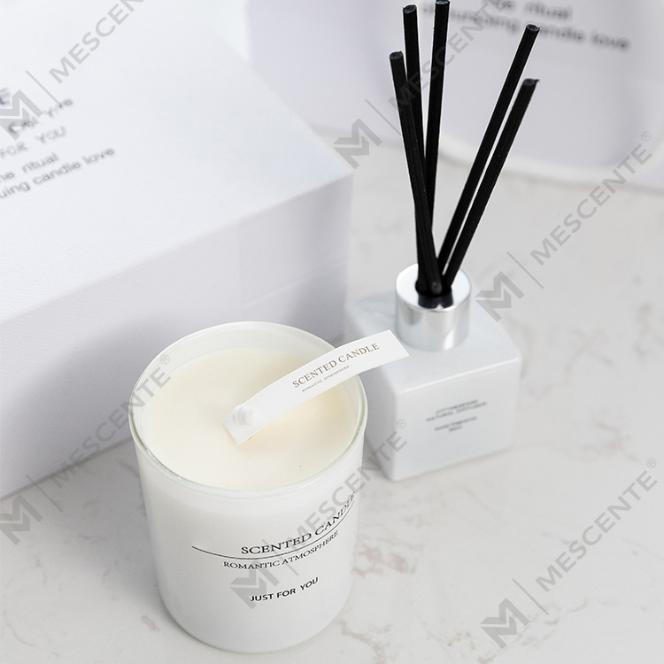140g Set Kado Diffuser Buluh Wangi Lilin Beraroma Rumah A99199