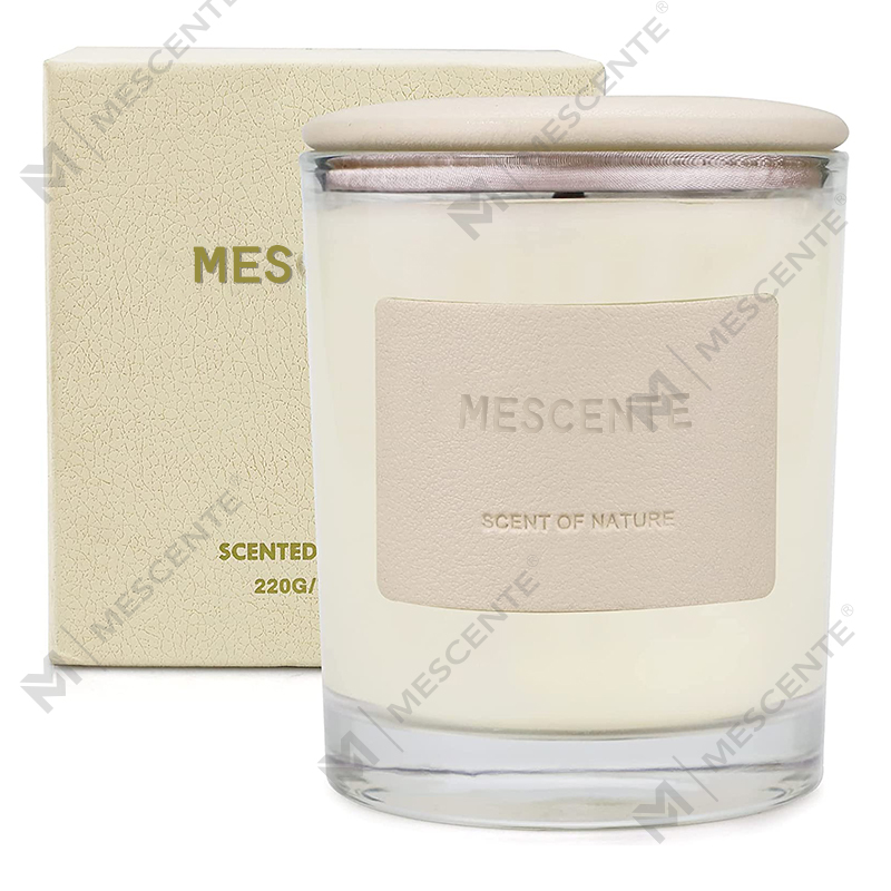 M&Scent Grosir Lilin Guci Kaca Daur Ulang Yang Indah Di Cina, Lilin Santai