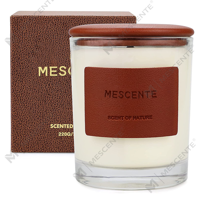 M&Scent Grosir Lilin Guci Kaca Daur Ulang Yang Indah Di Cina, Lilin Santai