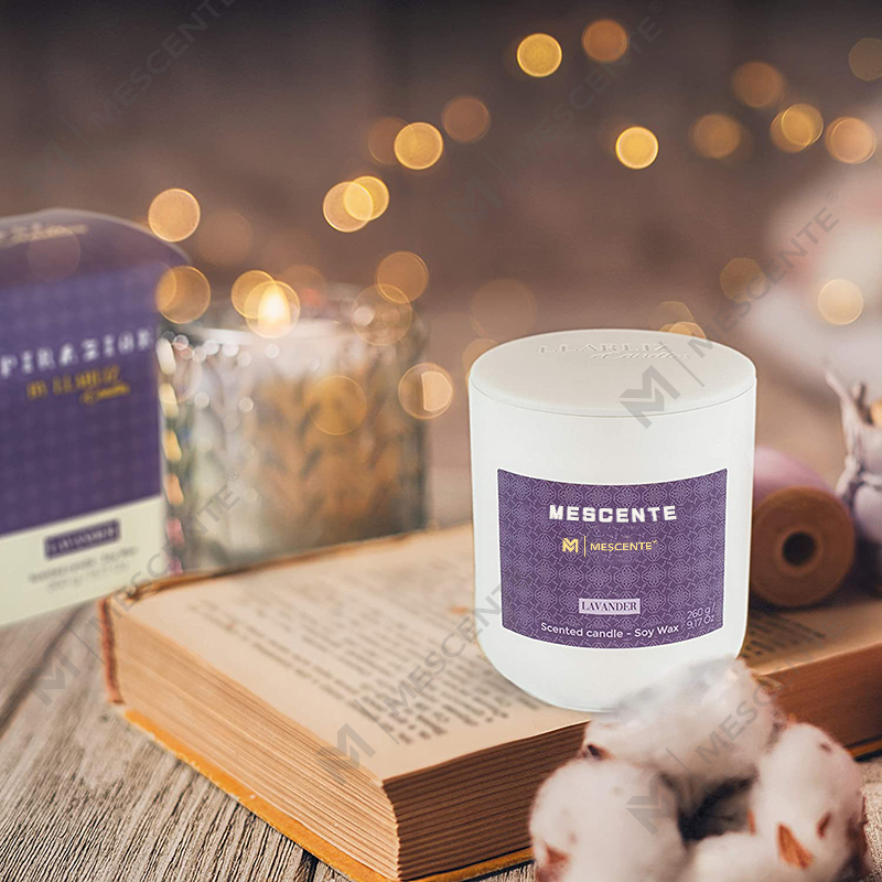 Lilin Kedelai Mini M&Scent Mason Jar, Lilin Kedelai Lilin Marmer Kemasan Mewah