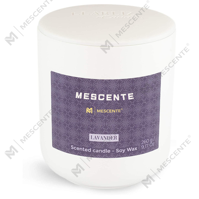 Lilin Kedelai Mini M&Scent Mason Jar, Lilin Kedelai Lilin Marmer Kemasan Mewah