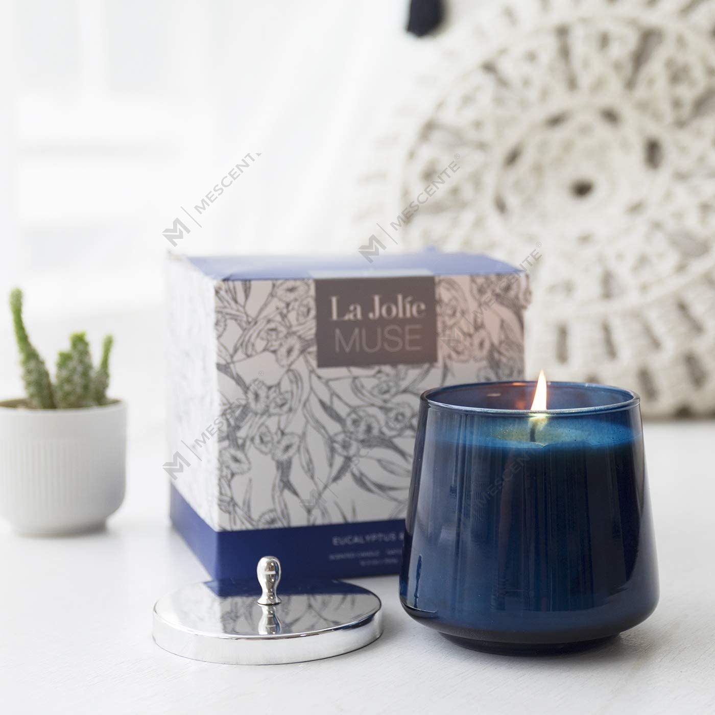 M&Scent 100% Buku Aromaterapi Alami Lilin Kedelai Beraroma untuk Rumah, Lilin Toples Besar Beraroma